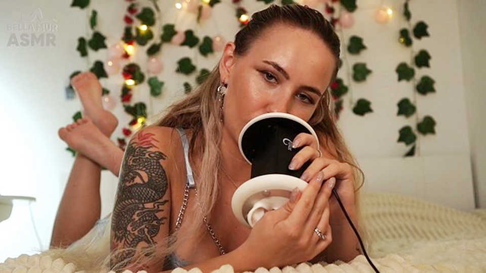 ASMR JOI - 湿润的阴道声音与耳朵舔舐